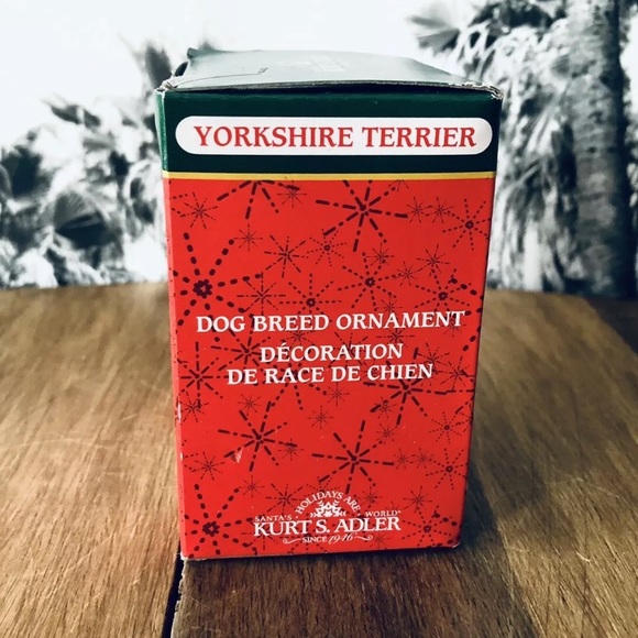 Kurt Adler YORKSHIRE TERRIER 2.5" Dog Ornament - Picture 3 of 6